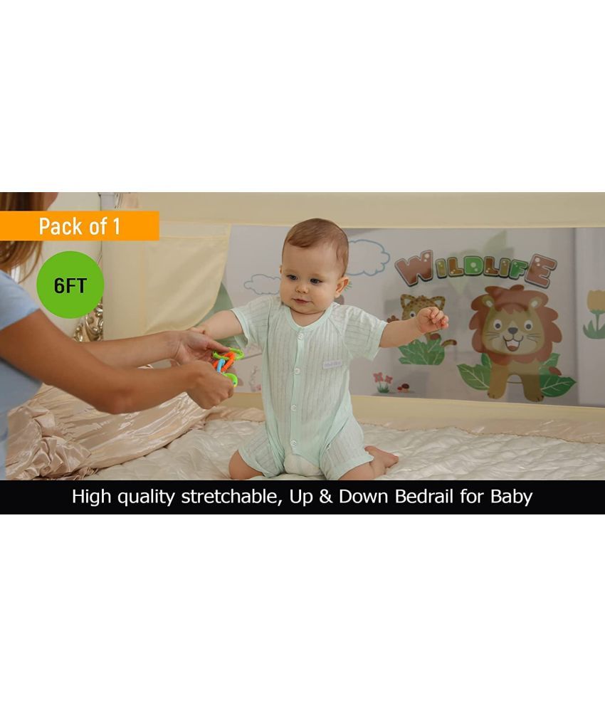     			SAFE-O-KID Beige ABS Bed Rail ( 1 pcs )