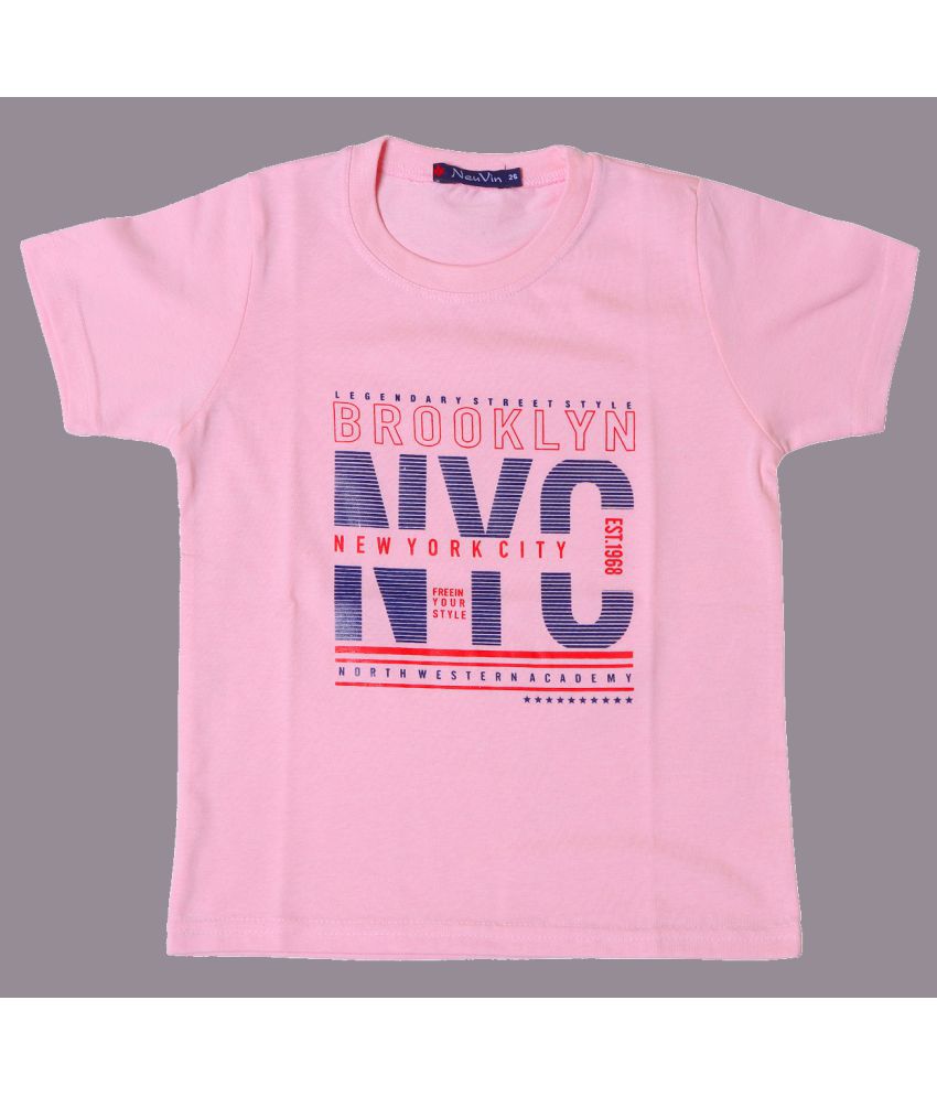     			NEUVIN - Pink T-Shirt For Baby Boy ( Pack of 1 )