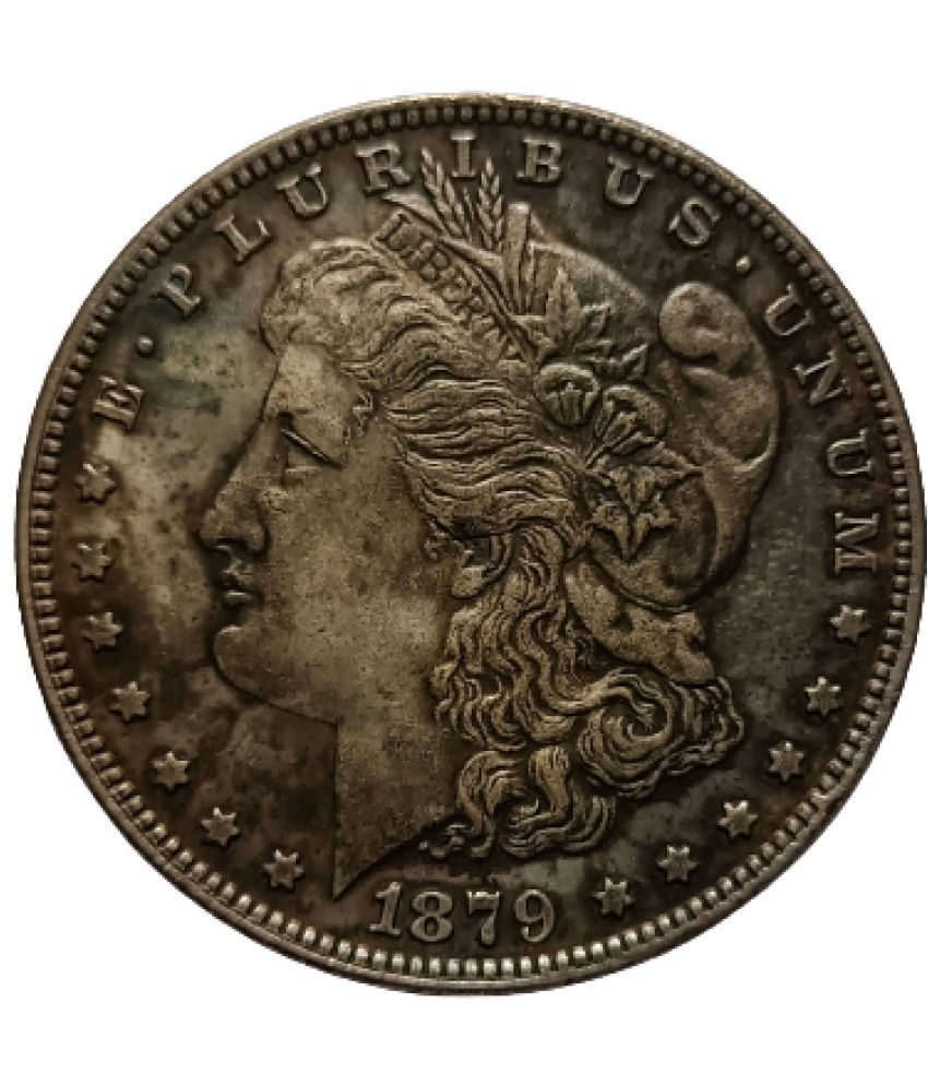     			SUPER ANTIQUES GALLERY - 1 MORGAN SILVER 1 Numismatic Coins