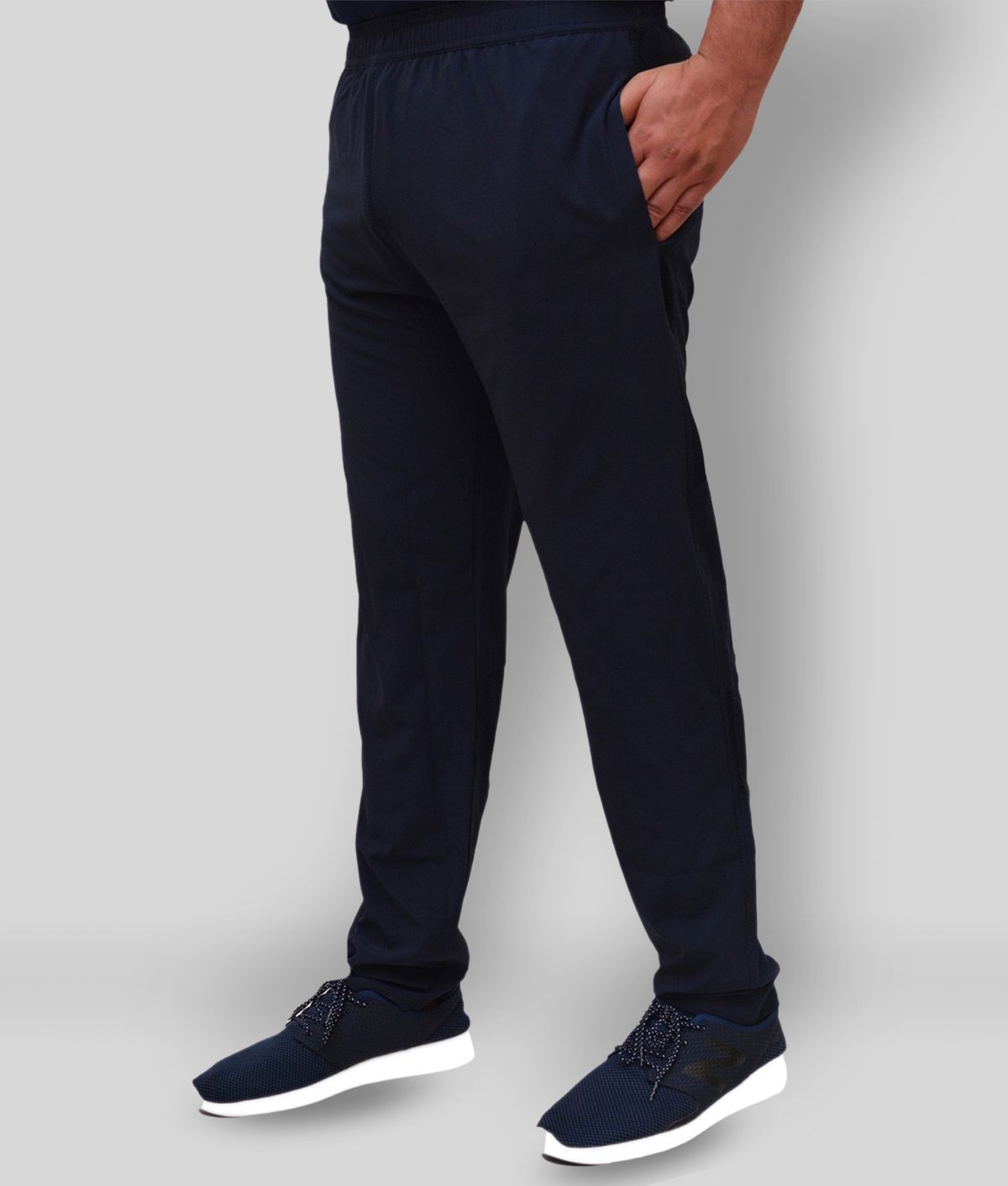     			RANBOLT -  Navy Blue Polyester Men's Sports Trackpants ( Pack of 1 )