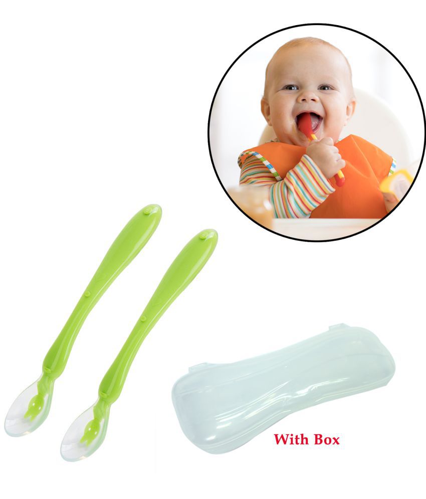     			SAFE-O-KID Silicone 1 pc Spoons & Forks