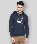 Campus Sutra - Blue Cotton Regular Fit Men's Sweatshirt ( Pack of 1 )