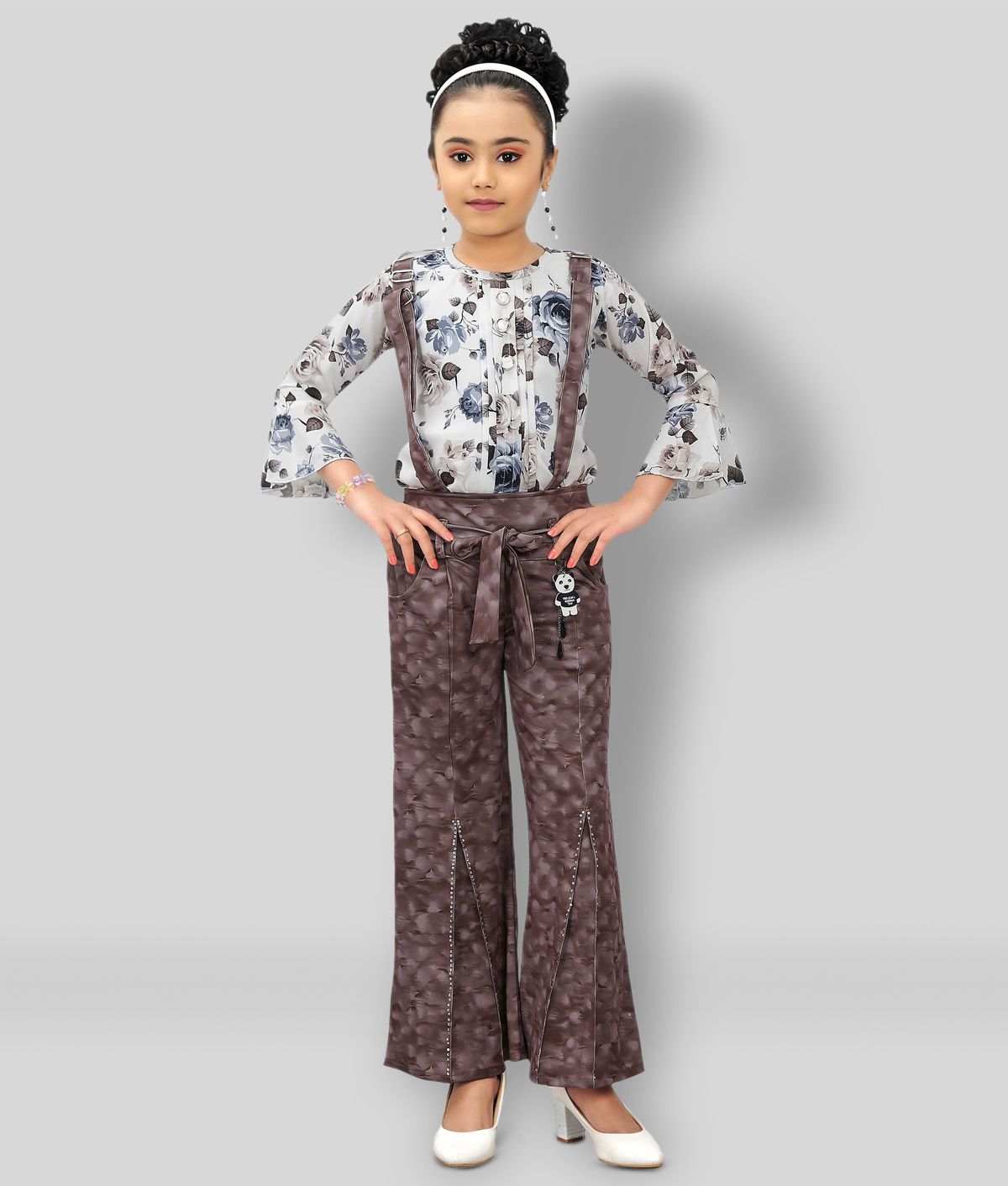    			Arshia Fashions - Brown Polyester Girls ( Pack of 1 )
