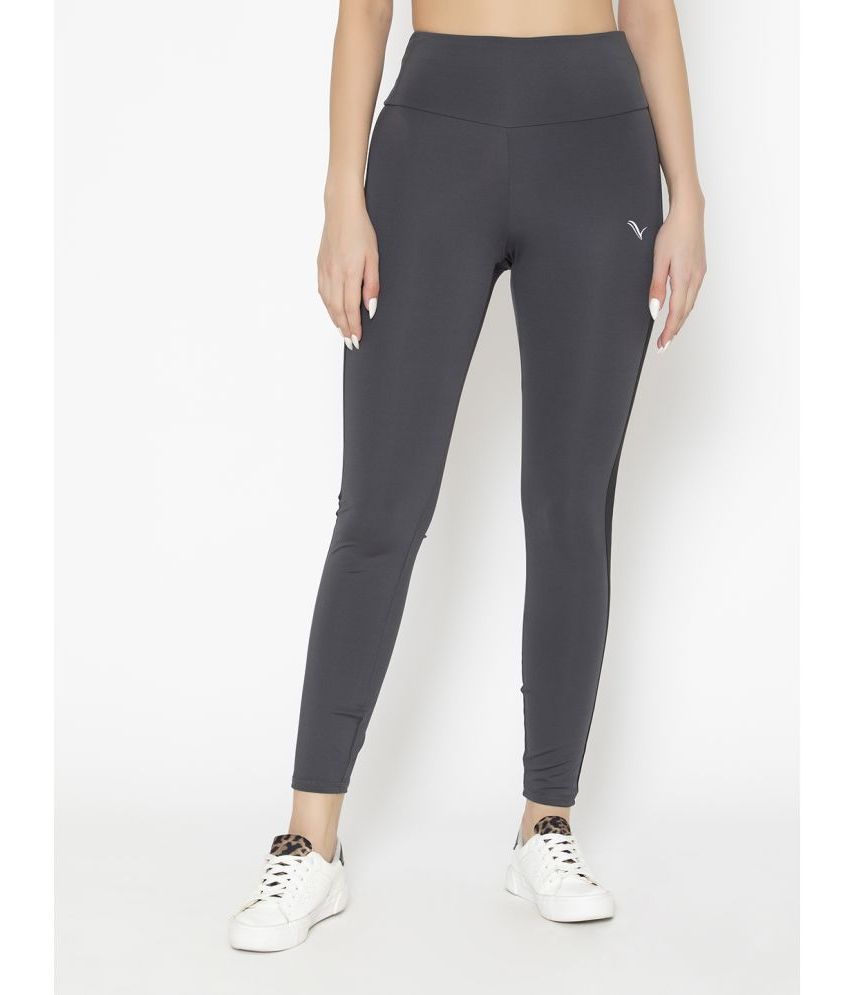     			Vami - Grey Polyester Women's Yoga Trackpants ( Pack of 1 )