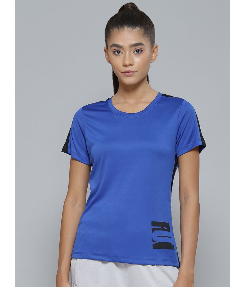     			Alcis Blue Polyester Tees - Single