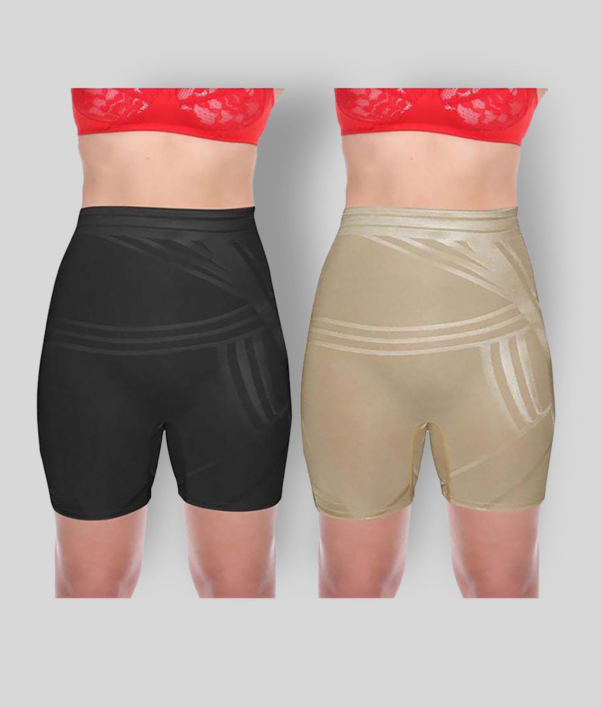     			Selfcare Polyester Trimming Tights Shapewear
