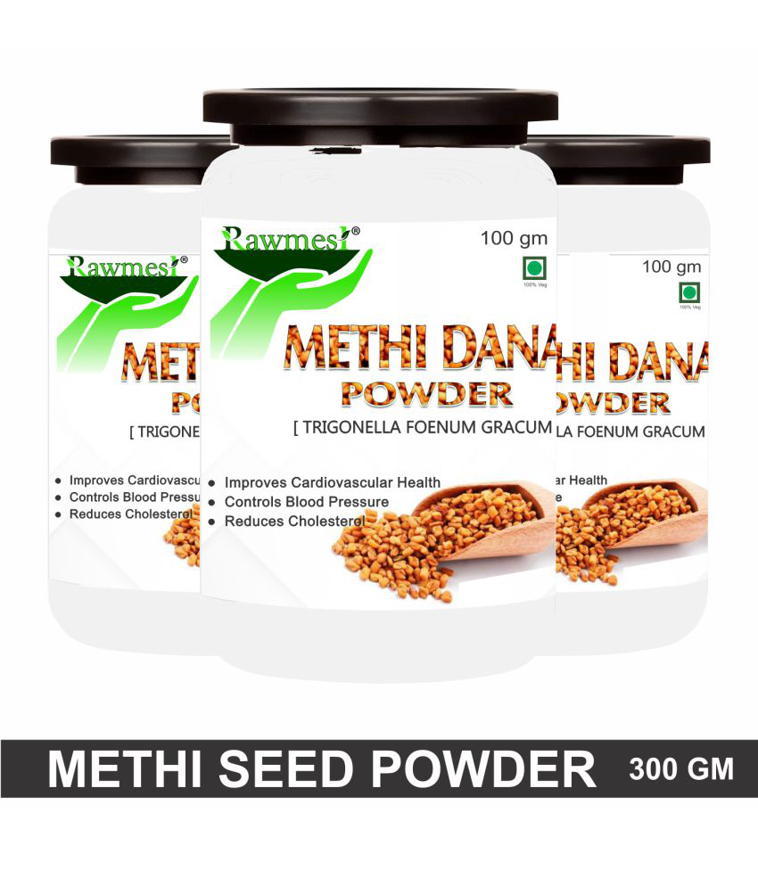     			rawmest Methi Dana, Fenugreek Seeds, Methi Powder 300 gm Pack of 3