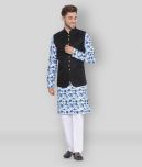 Hangup - Black Polyester Slim Fit Men's Kurta Pyjama Set ( Pack of 1 )