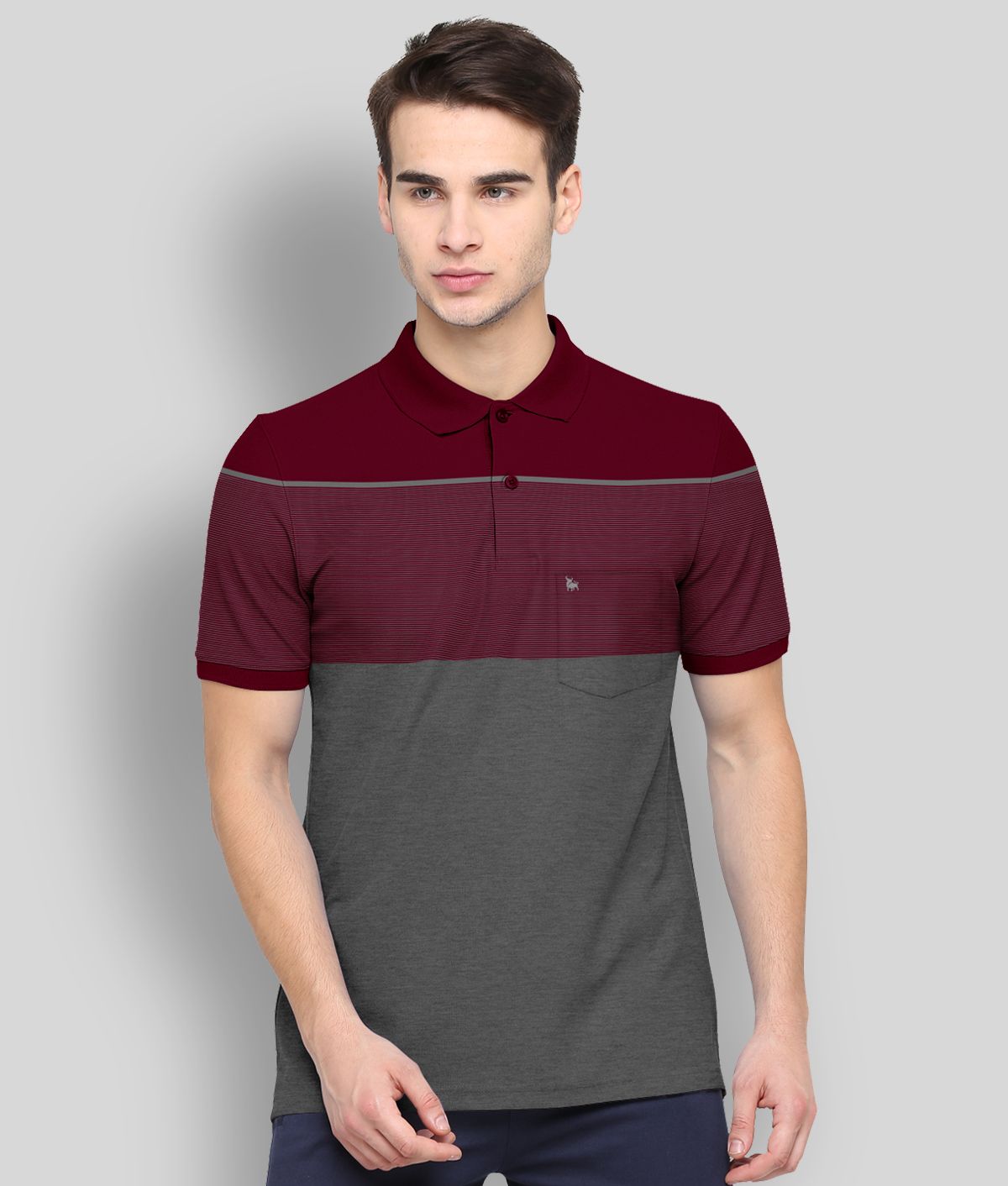     			BULLMER - Multicolor Cotton Blend Regular Fit Men's Polo T Shirt ( Pack of 1 )