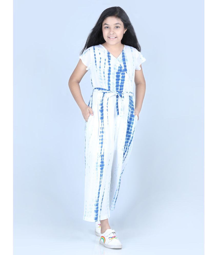     			StyleStone - Blue Viscose Girls Jumpsuit ( Pack of 1 )