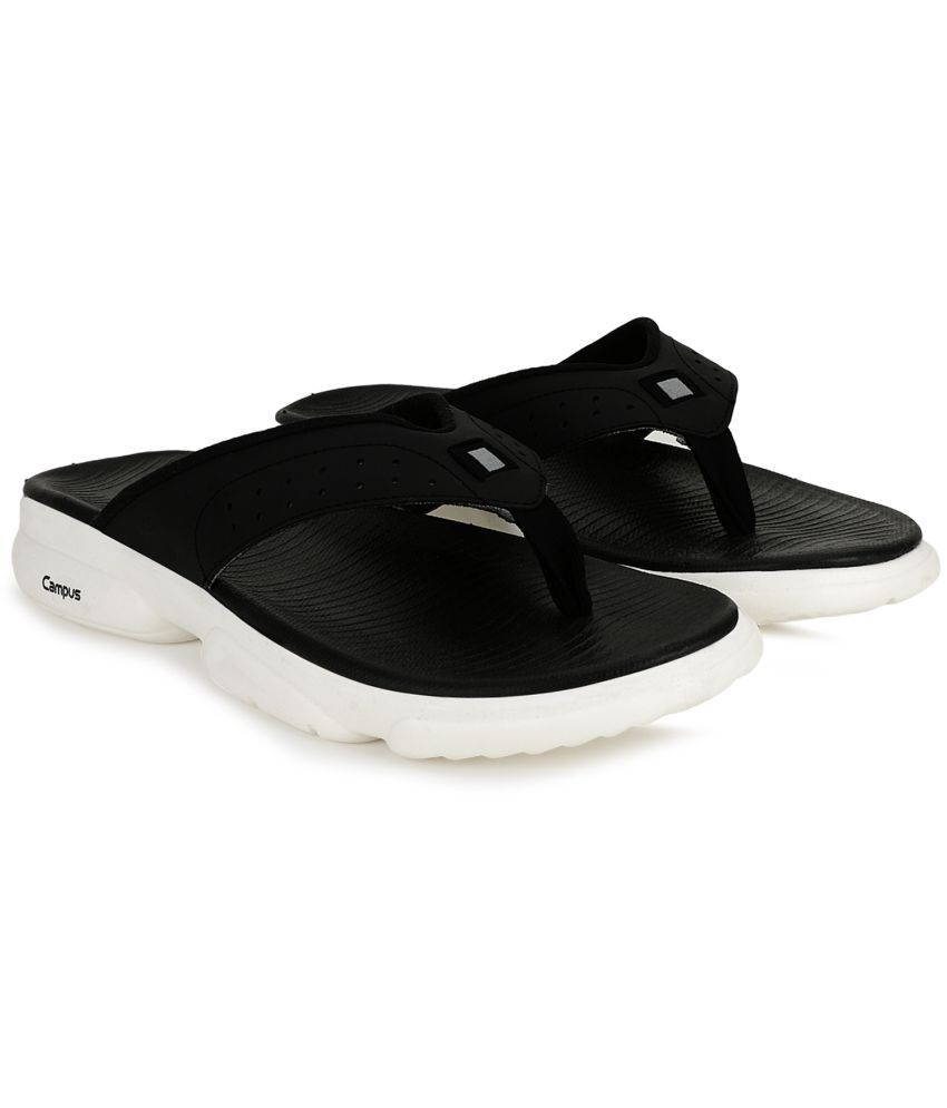     			Campus Black Men's Daily Slipper  (Pair of 1)