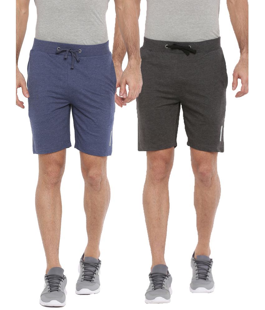     			Force NXT - Multicolor Cotton Men's Shorts ( Pack Of 2 )