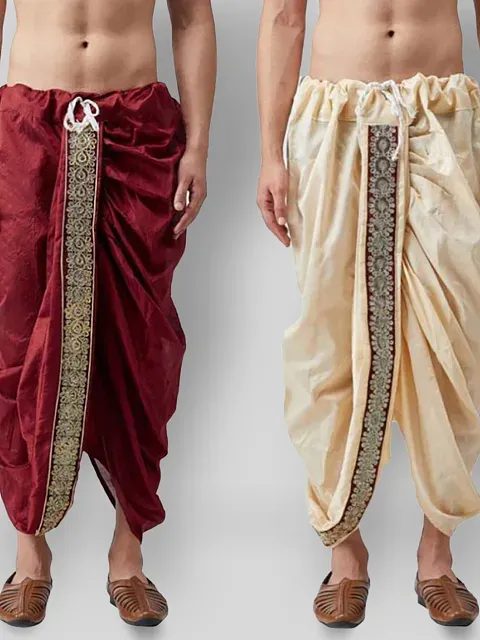 DIY) DHOTI PANTS (Cut & Slash Method) - YouTube