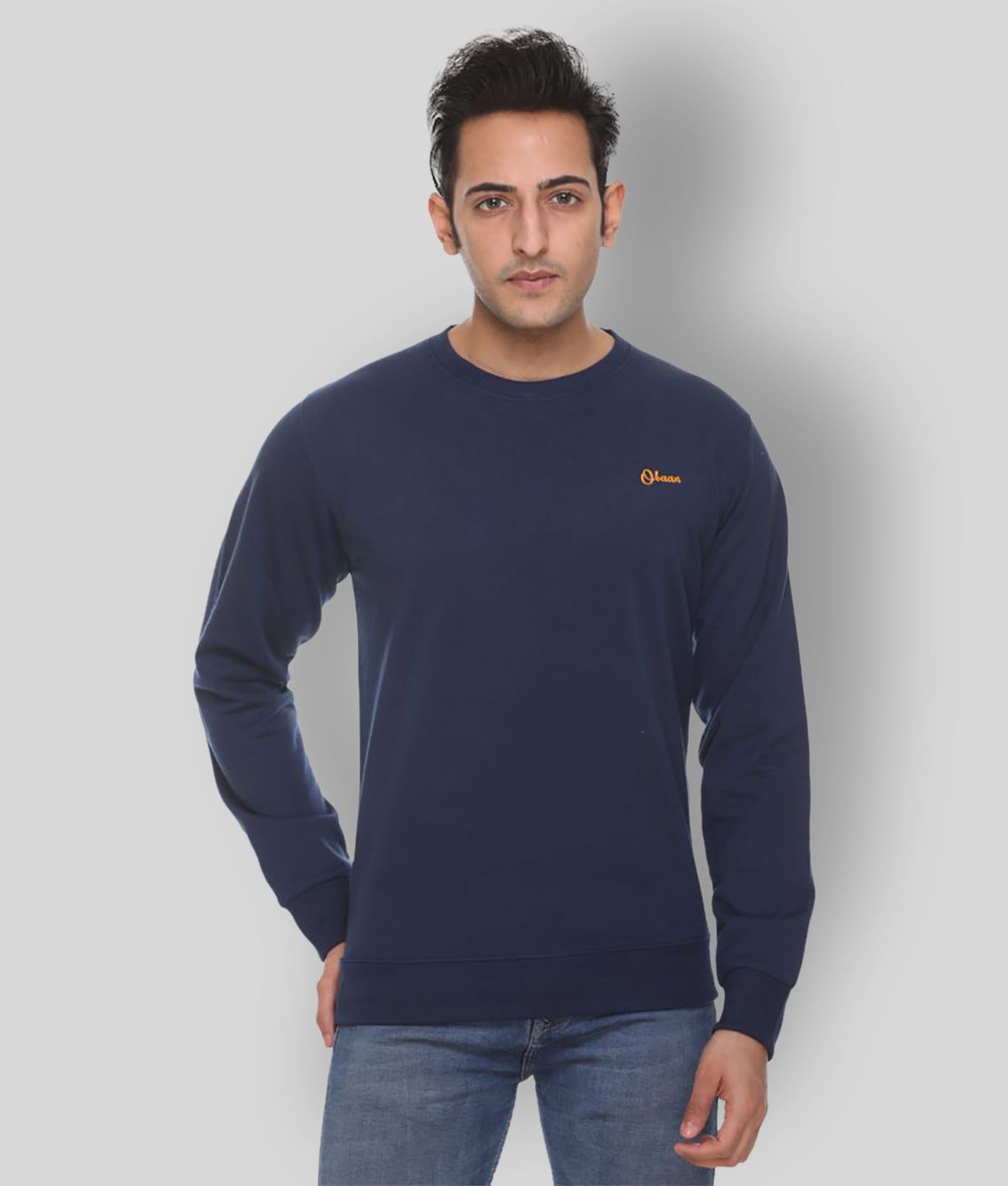     			OBAAN Blue Sweatshirt Pack of 1