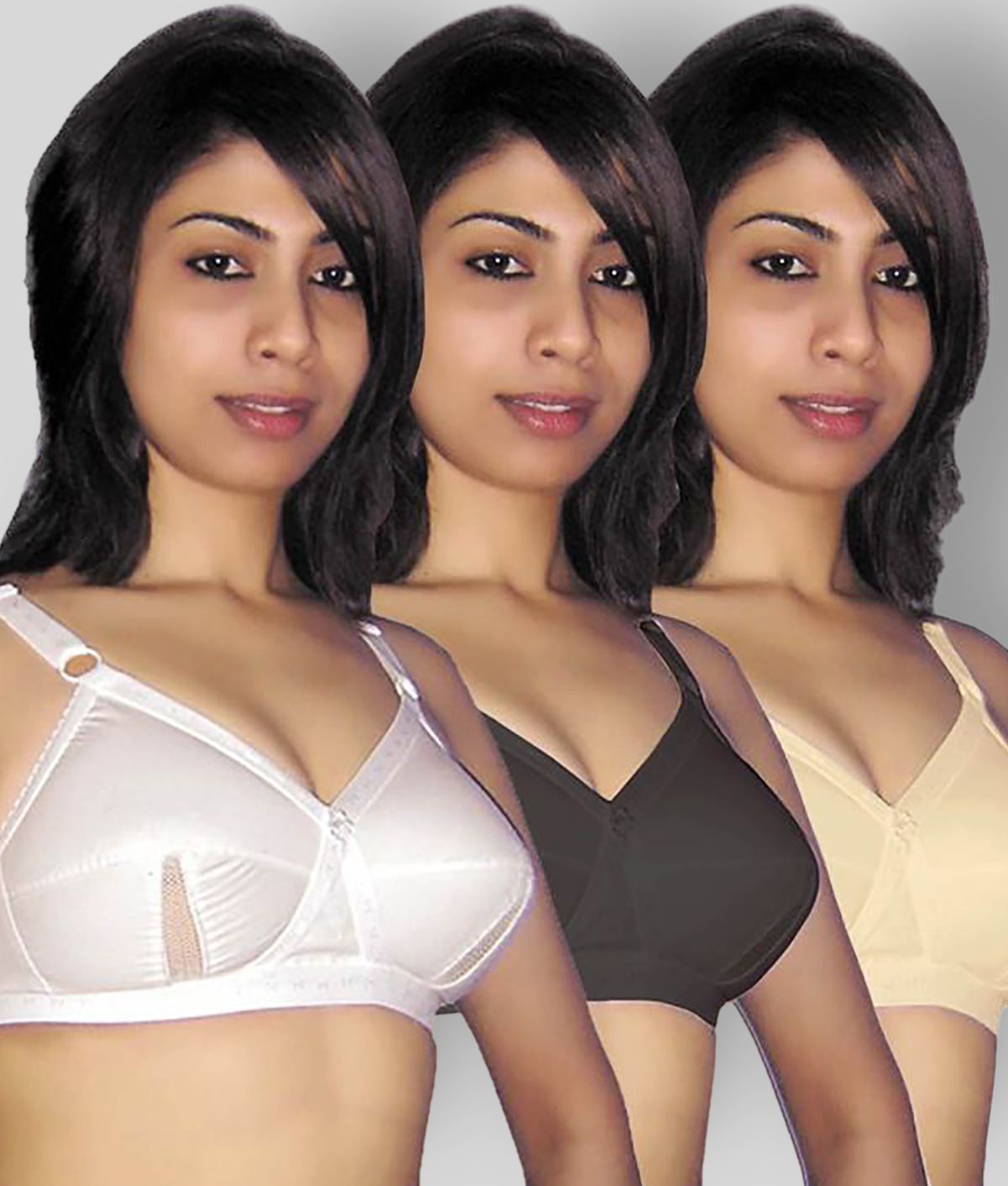     			Selfcare - Multicolor Cotton Non Padded Women's Everyday Bra ( Pack of 3 )