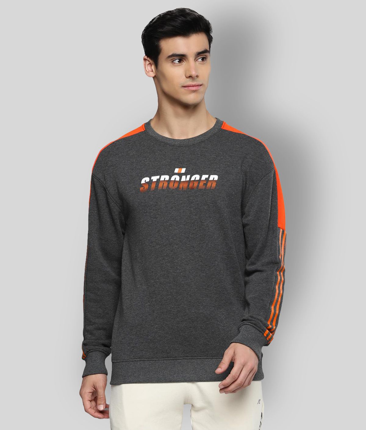     			Alcis - Charcoal Cotton Men's Running Sweatshirt ( Pack of 1 )