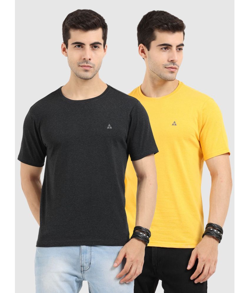     			Ardeur - Multi Cotton Regular Fit Men's T-Shirt ( Pack of 2 )