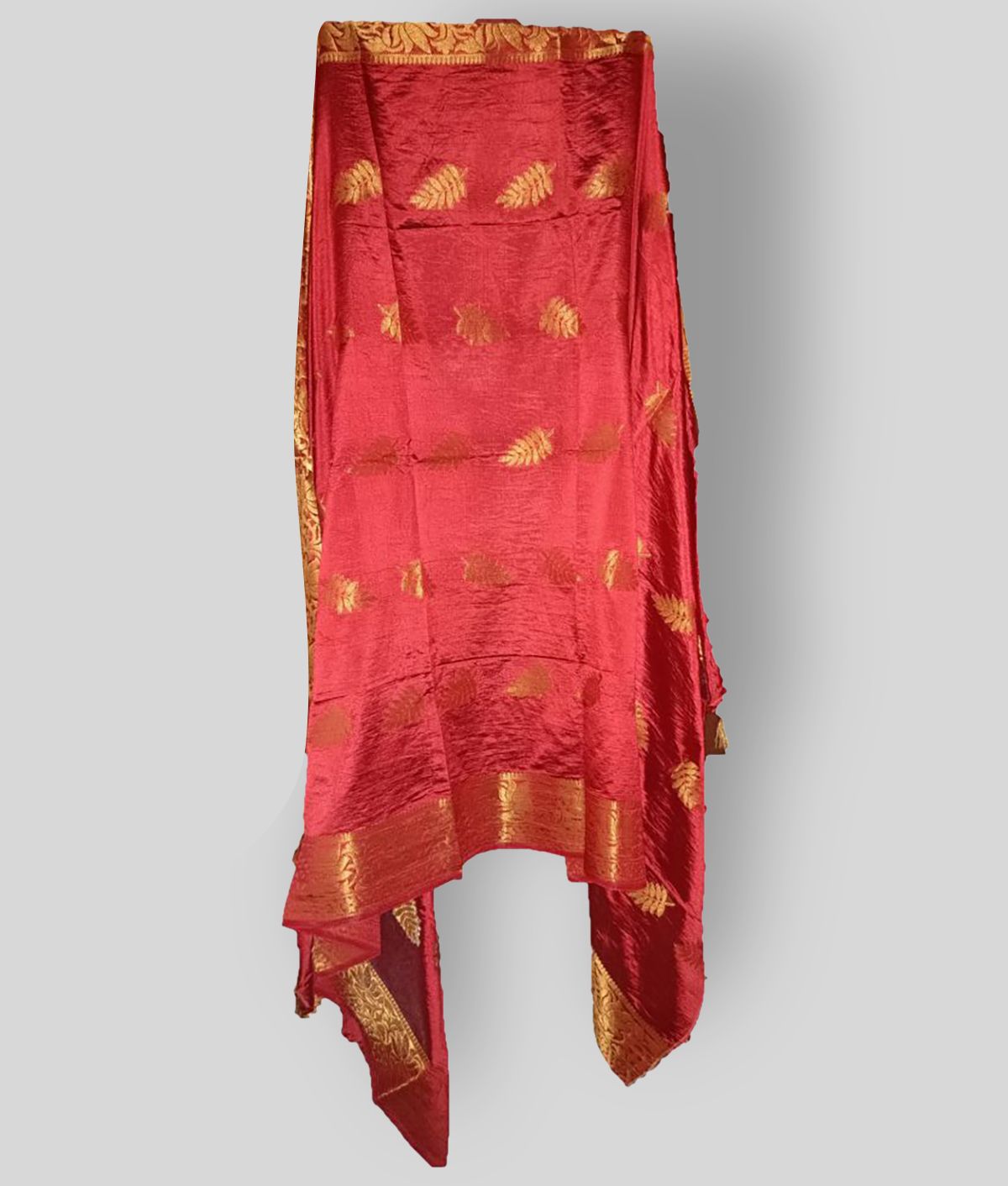     			BBQSTYLE Multicoloured Silk Dupatta