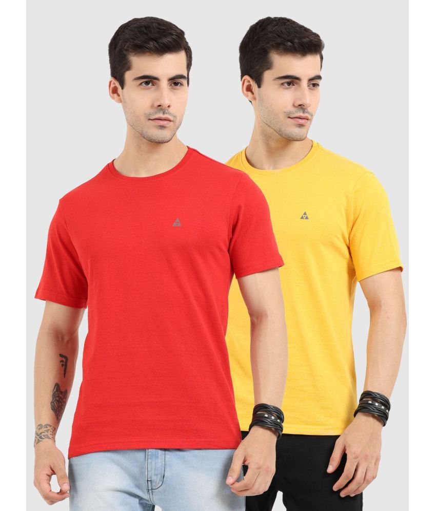     			Ardeur - Multi Cotton Regular Fit Men's T-Shirt ( Pack of 2 )