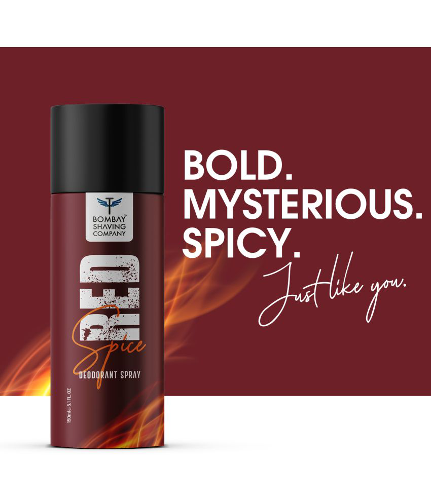 Bombay Shaving Company Deodorant For Men - Red Spice, 150ml