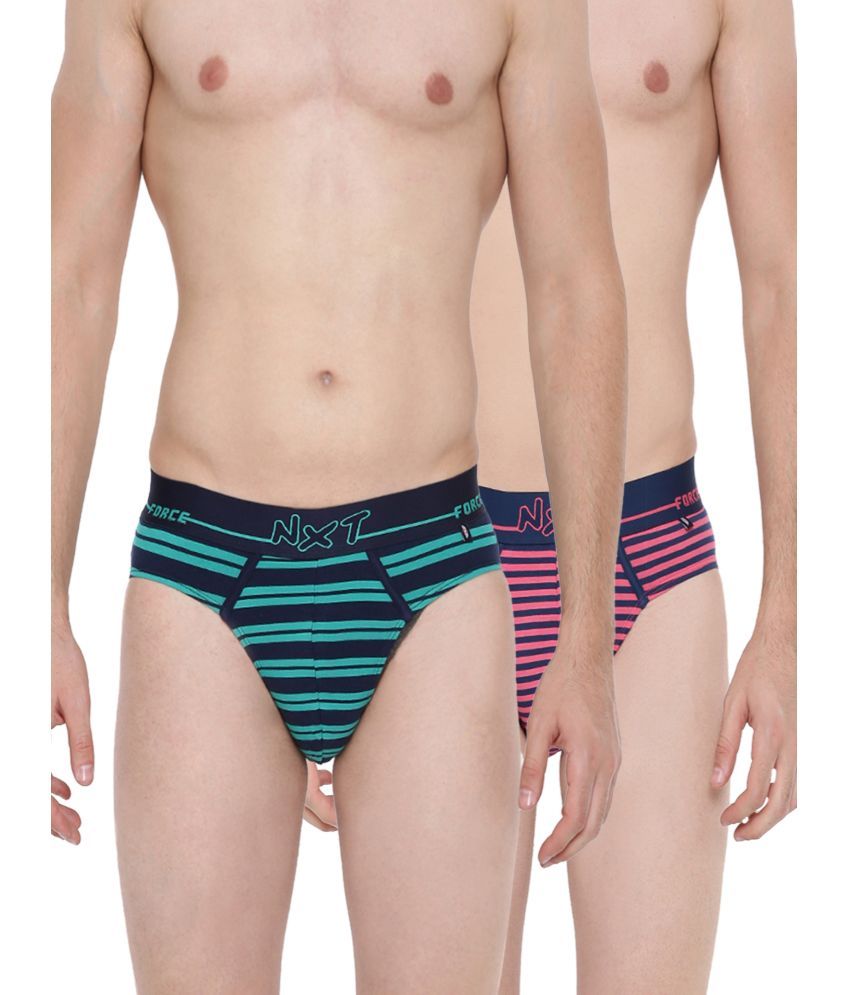     			Force NXT Pack of 2 Cotton Men's Briefs ( Multicolor )