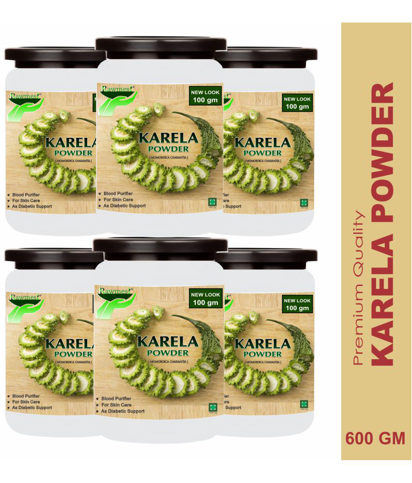 rawmest Karela ( Bitter Gourd) For Skin Powder 600 gm Pack Of 6