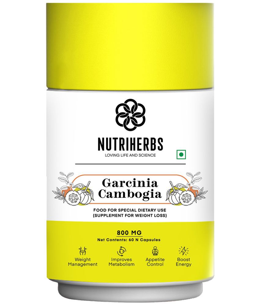     			"Nutriherbs Garcinia Cambogia Capsule ( 70% HCA) | Helps in Natural Weight Manegement - (60 Capsule) 800 mg Pack of 1