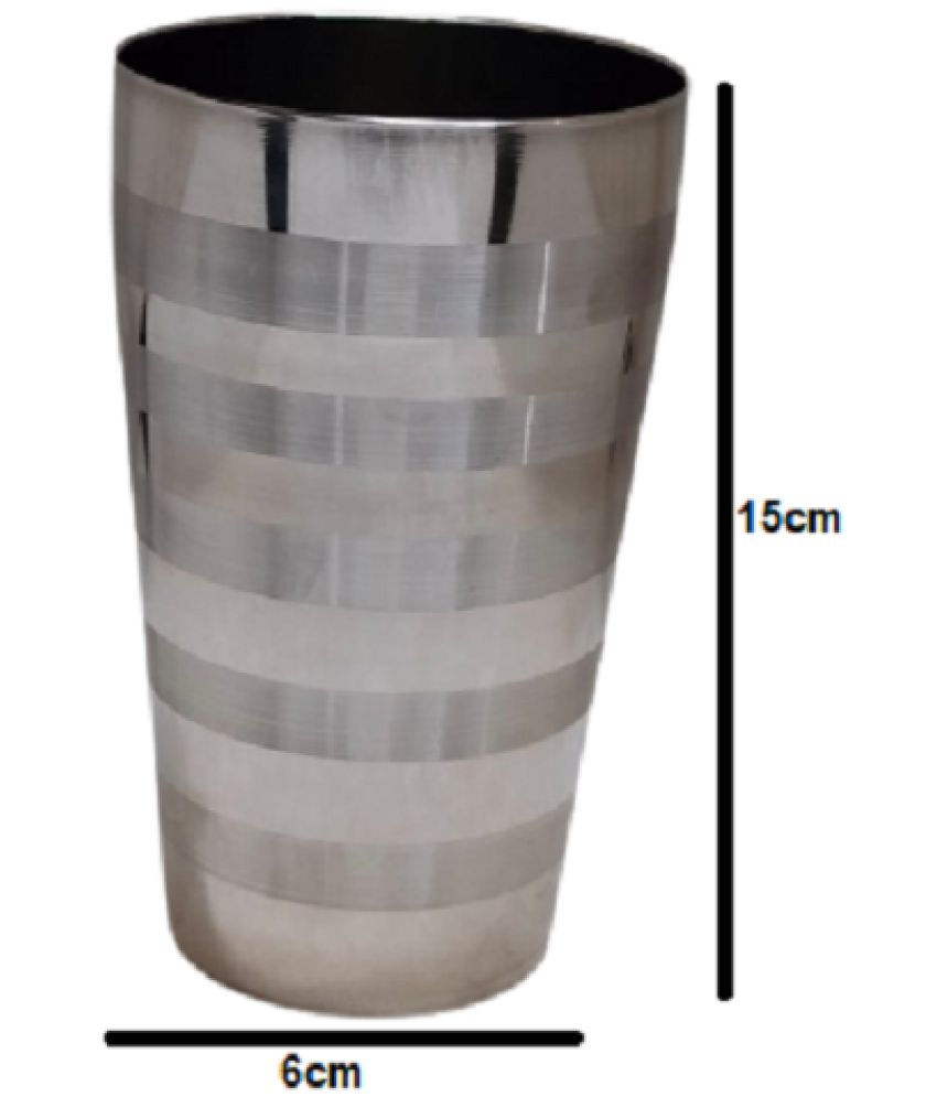 Dynore 2 Tool Lassi glass Steel Glasses 750 ml ( Pack of 2 ) Buy