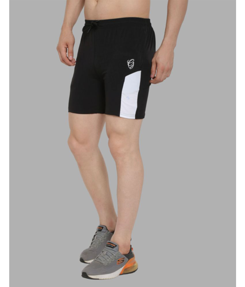 GIYSI - Black Polyester Men's Shorts ( Pack of 1 )