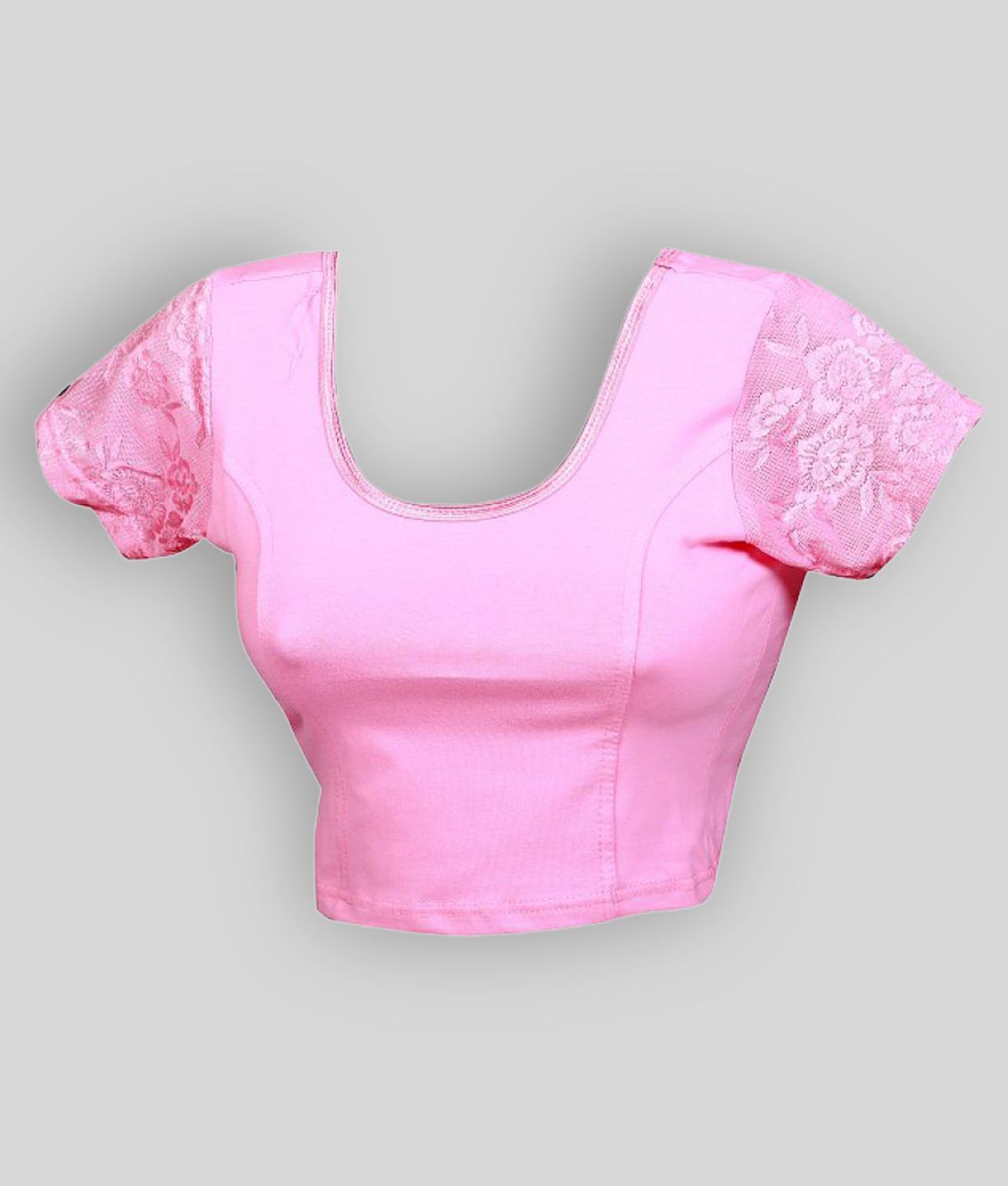 HIMALAYA FASHION - Pink Lycra Women's Blouse ( Pack of 1 )