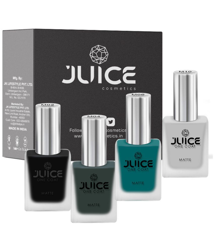     			Juice - Multi Matte Nail Polish ( Pack of 4 )
