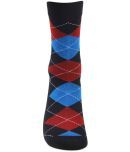 Bonjour - Black Cotton Blend Men's Full Length Socks ( Pack of 1 )