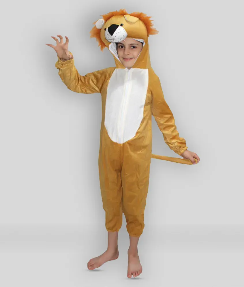 Buy Kids Unisex Lion Animal Fancy Dress Jungle Costume Online at  desertcartINDIA