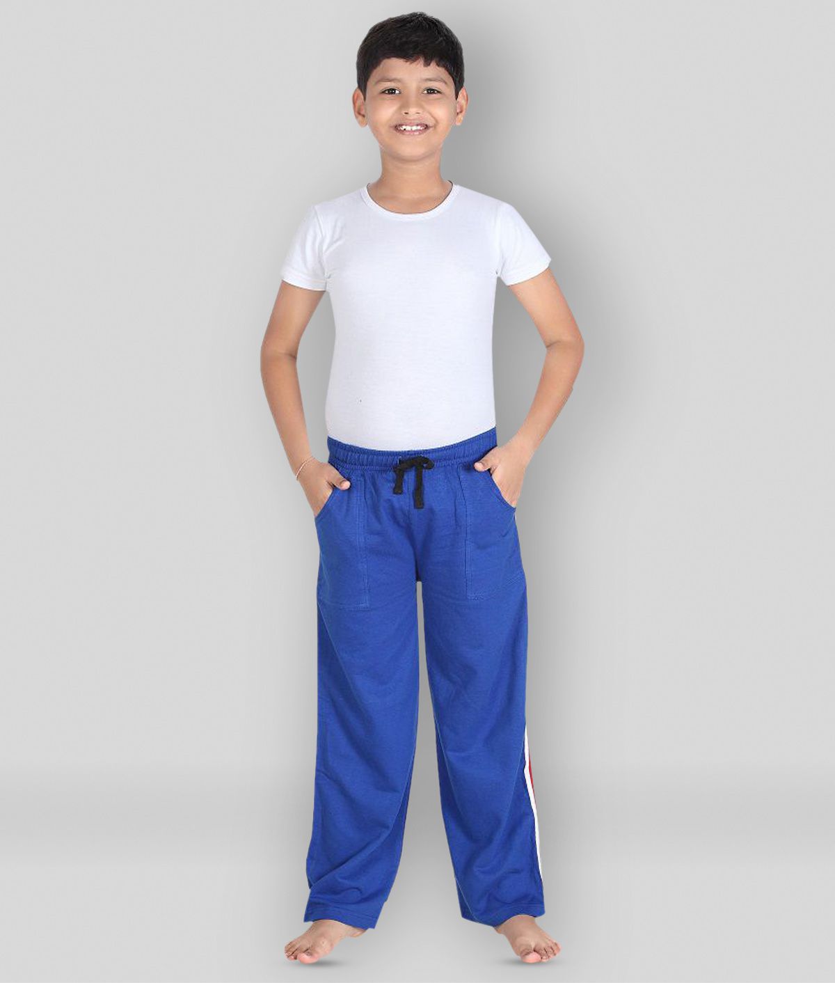     			Dongli - Blue Cotton Boy's Trackpant ( Pack of 1 )