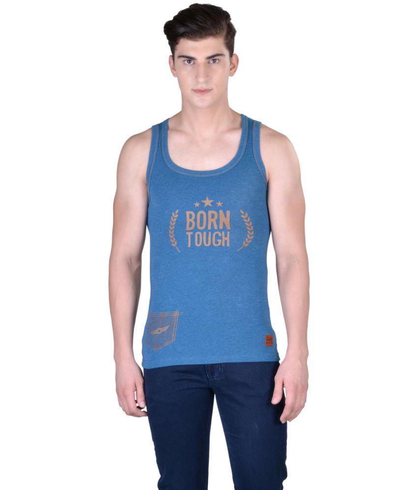     			Force NXT Cotton Men's Vest ( Blue )