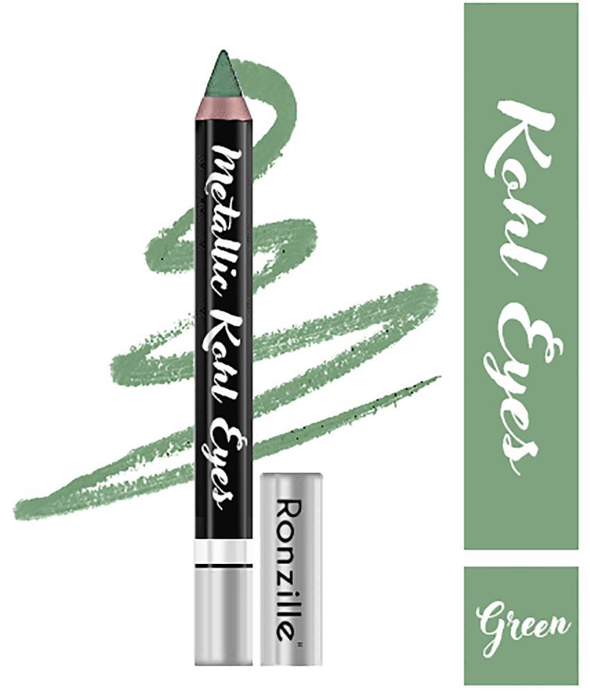     			Ronzille Metallic kohl eye kajal /eyeliner eye- shadow Pencil Green