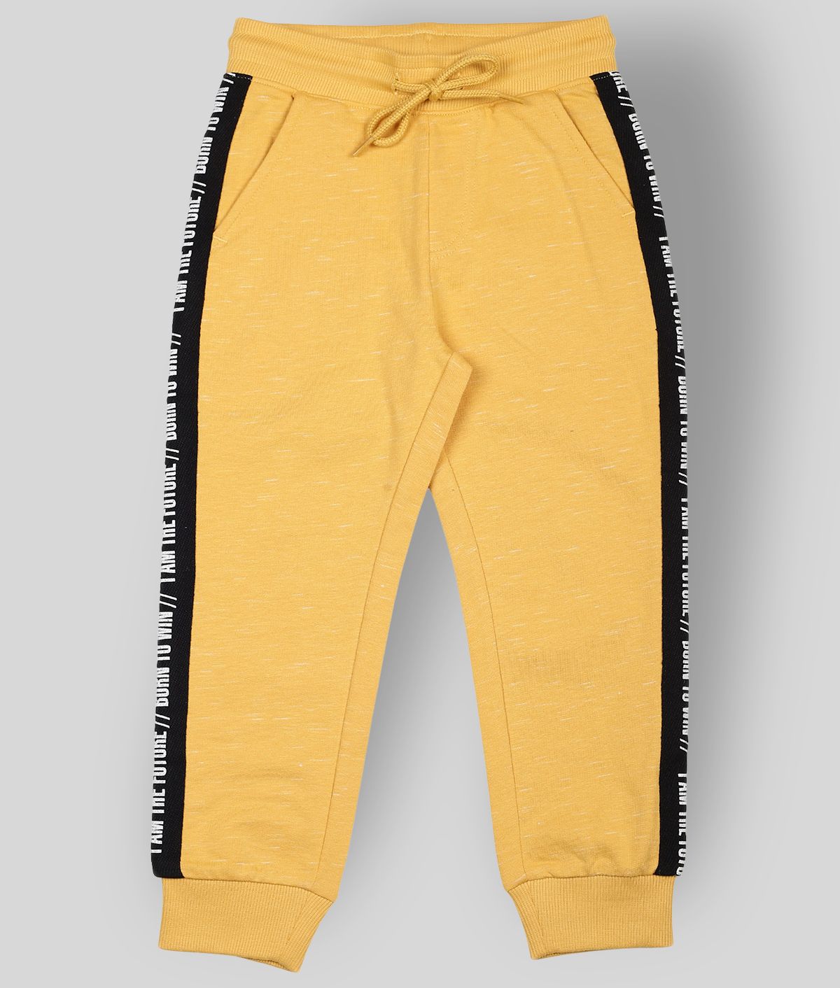     			PLUM TREE Pack of 1 Boys Cotton Trackpant ( Yellow )