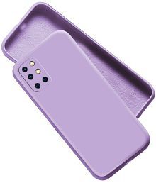 Artistique - Purple Silicon Silicon Soft cases Compatible For OnePlus 8T ( Pack of 1 )