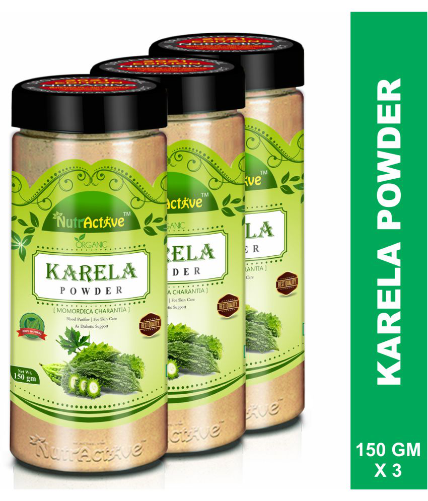     			NutrActive 100% Ayurvedic Karela for Skin Care Powder 450 gm Pack of 3
