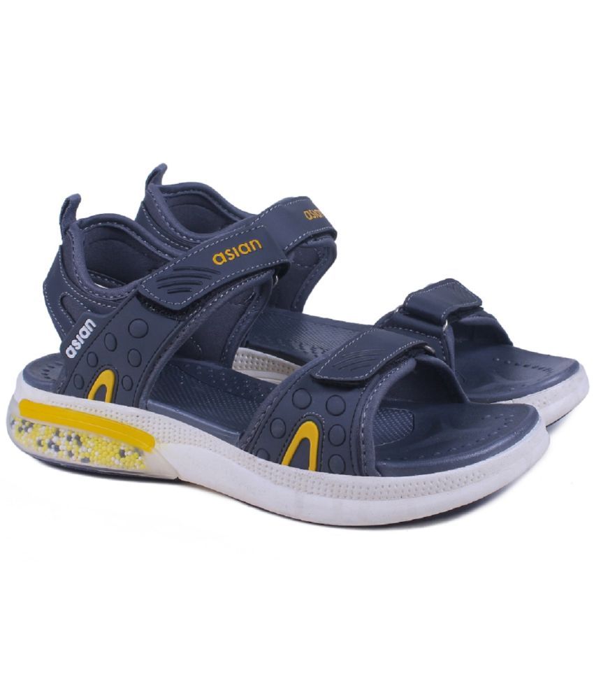     			ASIAN - Gray Men's Floater Sandals