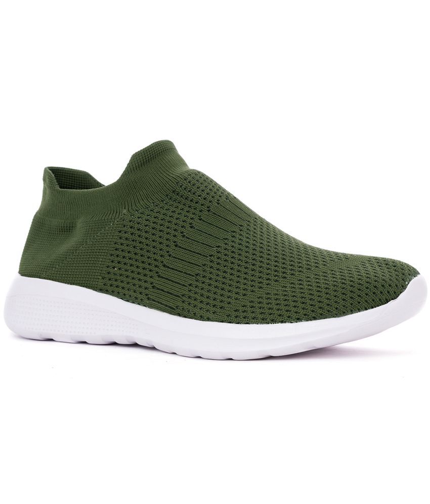     			KHADIM - Olive Men's Sports Running Shoes