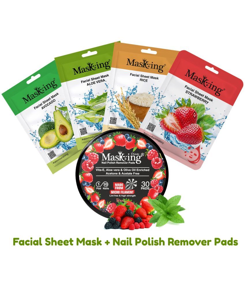     			Masking - Natural Glow Facial Kit For All Skin Type ( Pack of 5 )