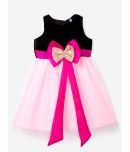 K&U Polyester A-line Dress For Girls ( Pack of 1 , Pink )