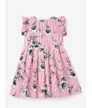 K&U Polyester Frock For Girls ( Pack of 1 , Pink )