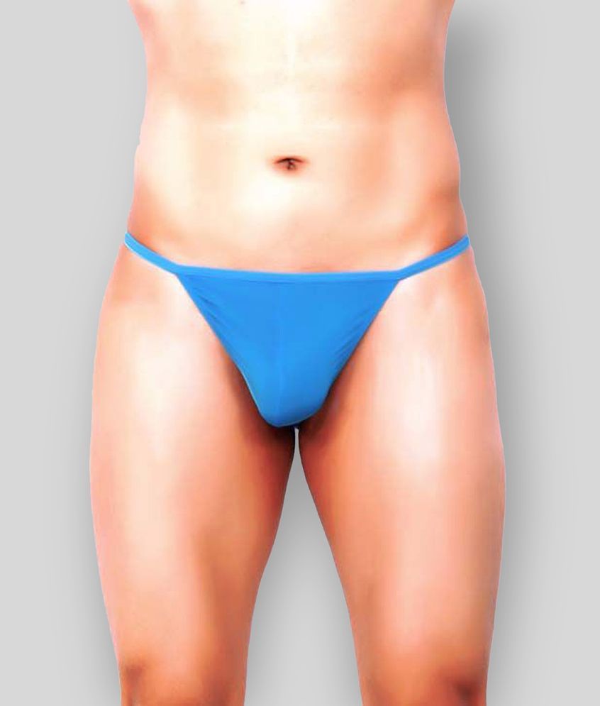 Premium Men La Intimo - Blue Polyester Mens Thongs ( Pack of 1 ) - 80 2025 at ShopCircuit | ONDC
