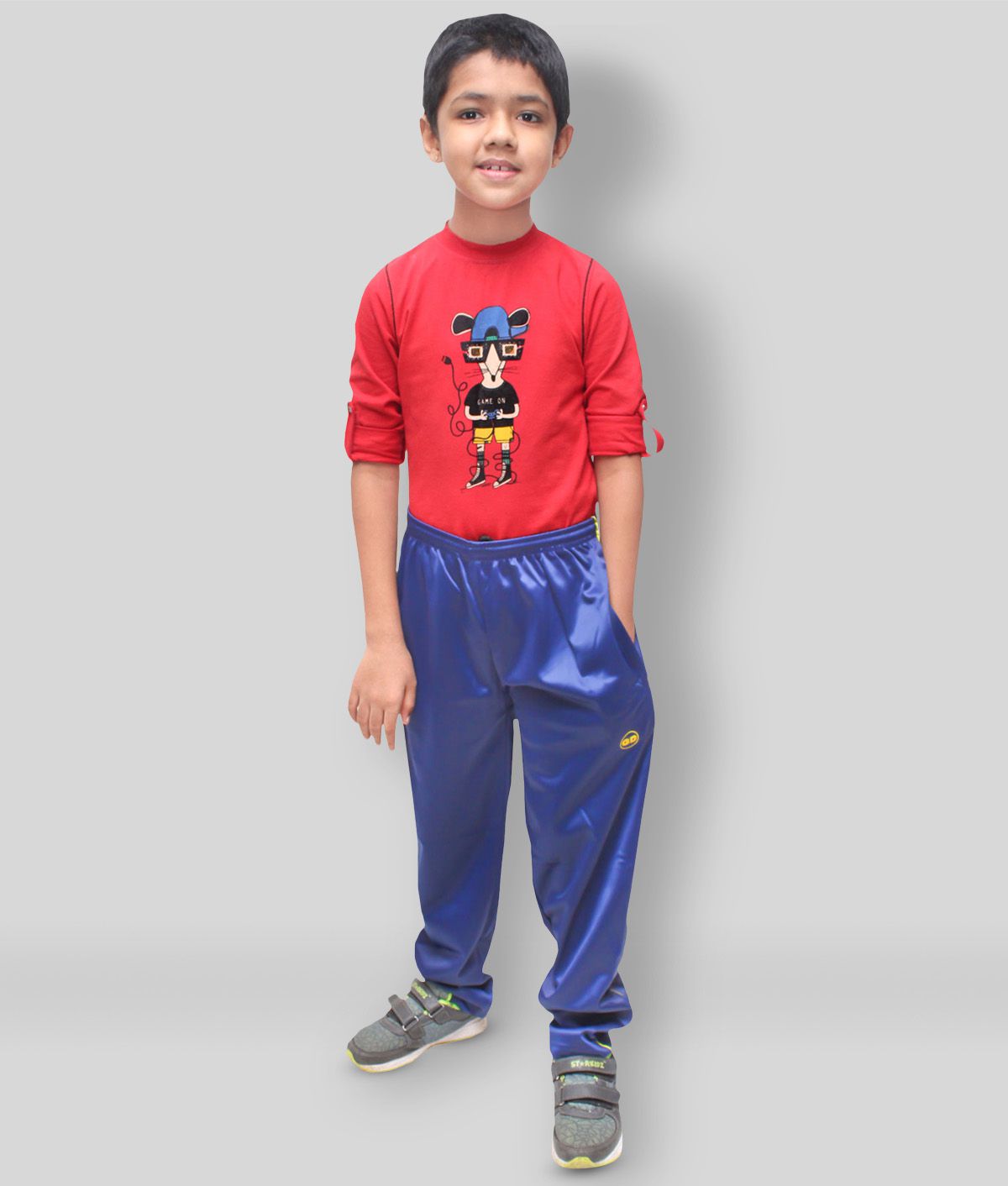     			Goodluck - Blue Polyester Boy's Trackpant ( Pack of 1 )