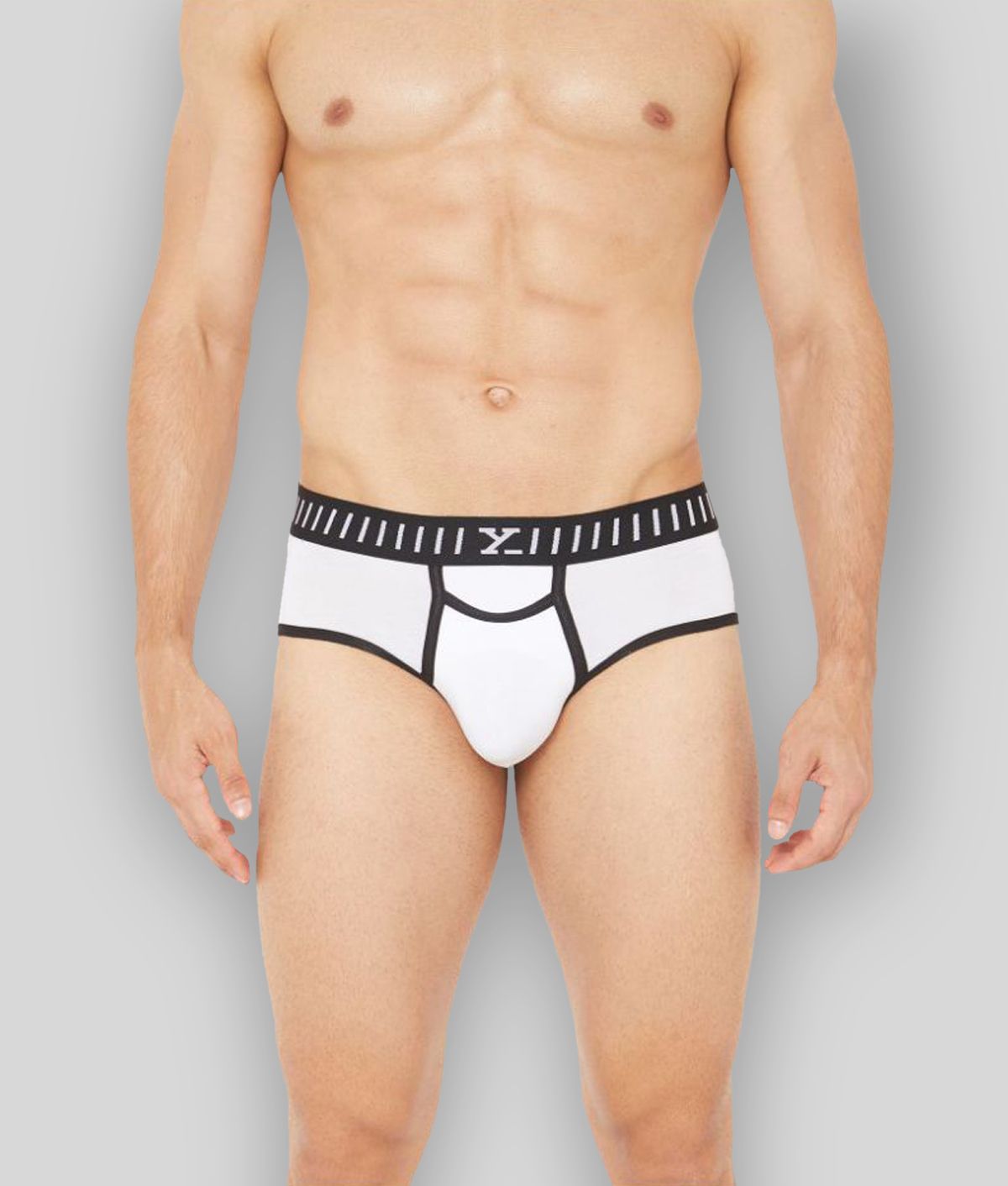     			XYXX Pack of 2 Modal Briefs For Men's ( White )