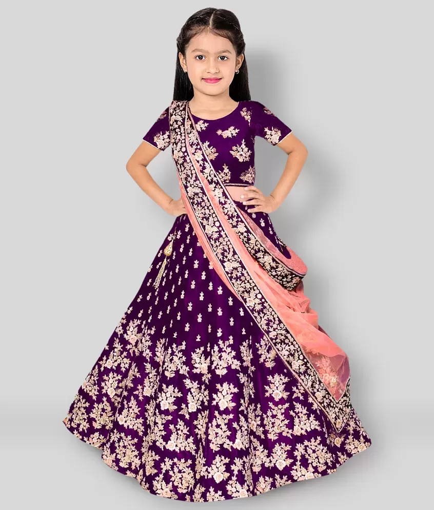 Fashion Dream - Pink Georgette Girls Lehenga Choli Set ( Pack of 1 ) - Buy  Fashion Dream - Pink Georgette Girls Lehenga Choli Set ( Pack of 1 ) Online  at Low Price - Snapdeal