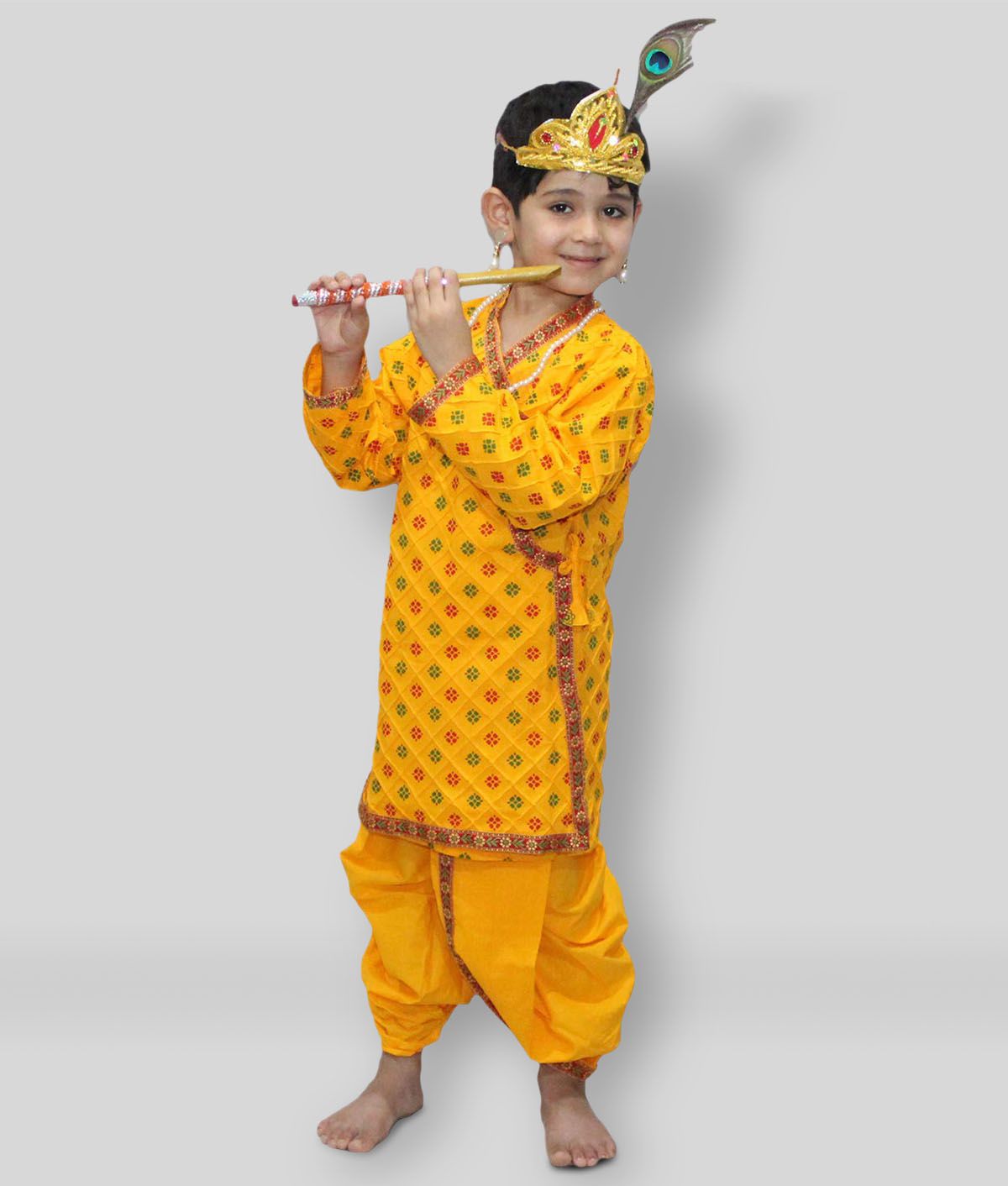 Krishna Costume for Kids | Baby Krishna Dress for Janmashtami ...