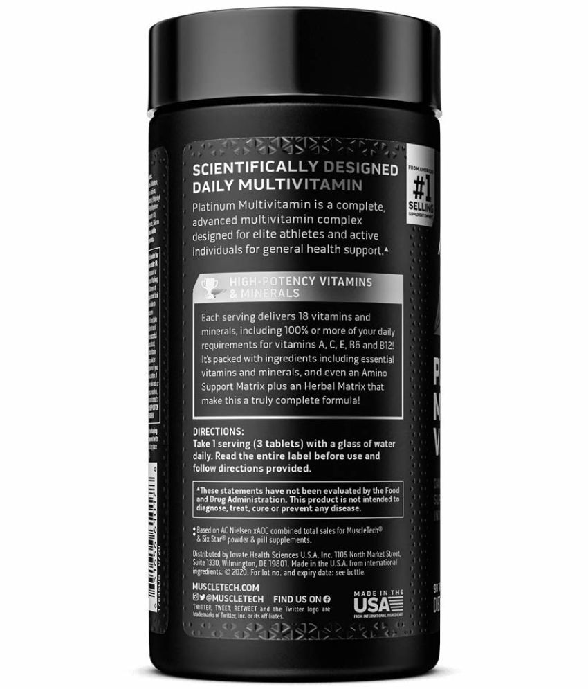 Muscletech Multivitamins For Men & Women ( Pack of 1 ) Buy